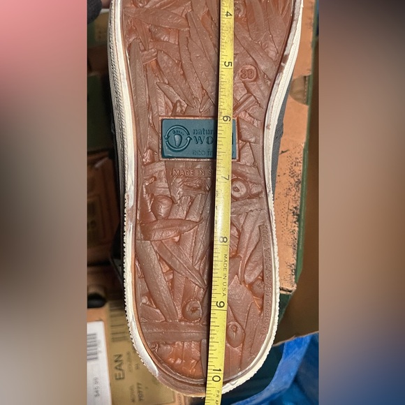 Natural World "Antracita" Distressed Black (Grayish) Womens Shoes size 8, 9 - Picture 2 of 2